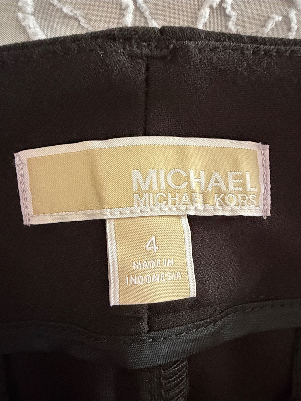 MICHAEL Michael Kors Black Dress Pants NWT Size 4 Career Trousers Fashion Basics - Picture 7 of 9